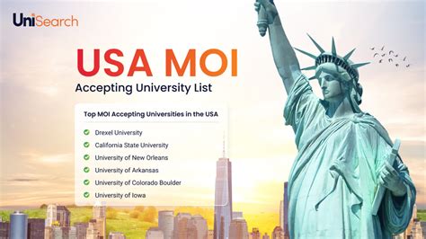 moi accepted universities in usa